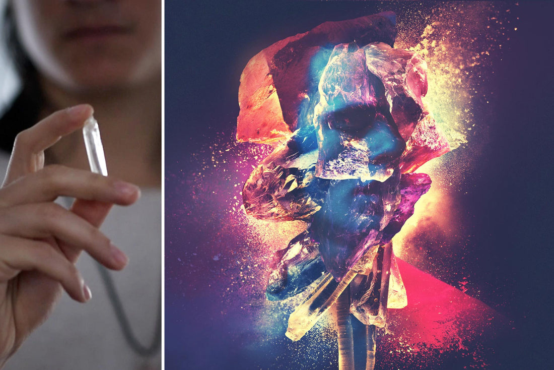 crystal double exposure portrait of aaron dalla villa from series crystal souls by ph daniel sanchez