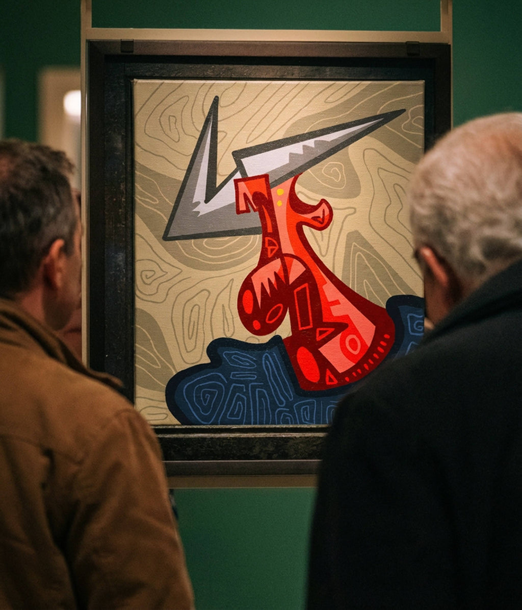 Azazel (2025) | Cubist Demon Art Print