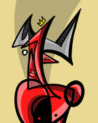 Belial IV (2024) | Cubist Demon Art Print