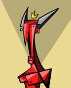 Belial V (2024) | Cubist Demon Art Print