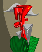 Azazel III (2025) | Cubist Demon Art Print